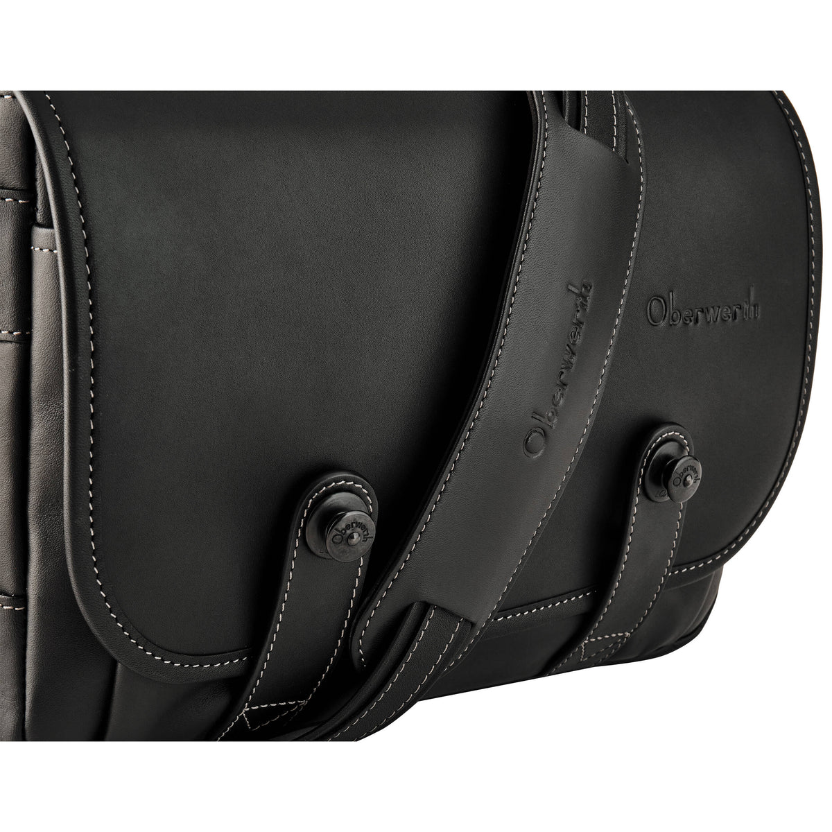 Bandolera Oberwerth Freiburg (Negro / Metal Gris, 5L) - puertos y conexiones
