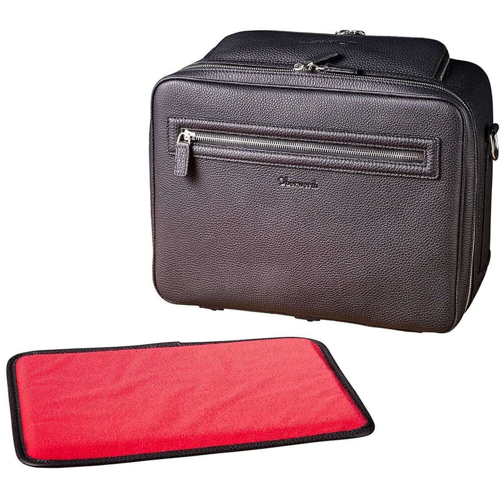 Bandolera Oberwerth LHSA Leo M Voyager (Negro/forro Rojo) - detalle