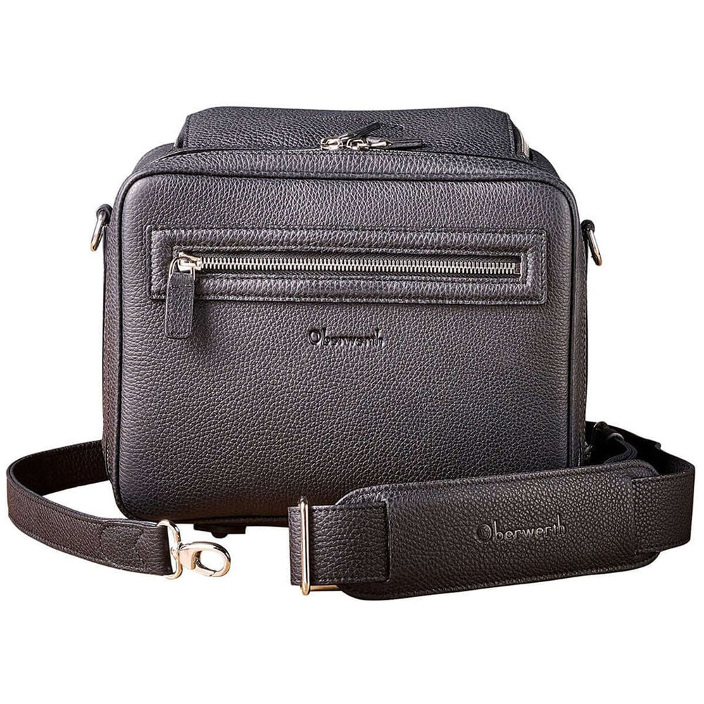 Bandolera Oberwerth LHSA Leo S-Correspondent (Negro con forro Rojo) - vista trasera
