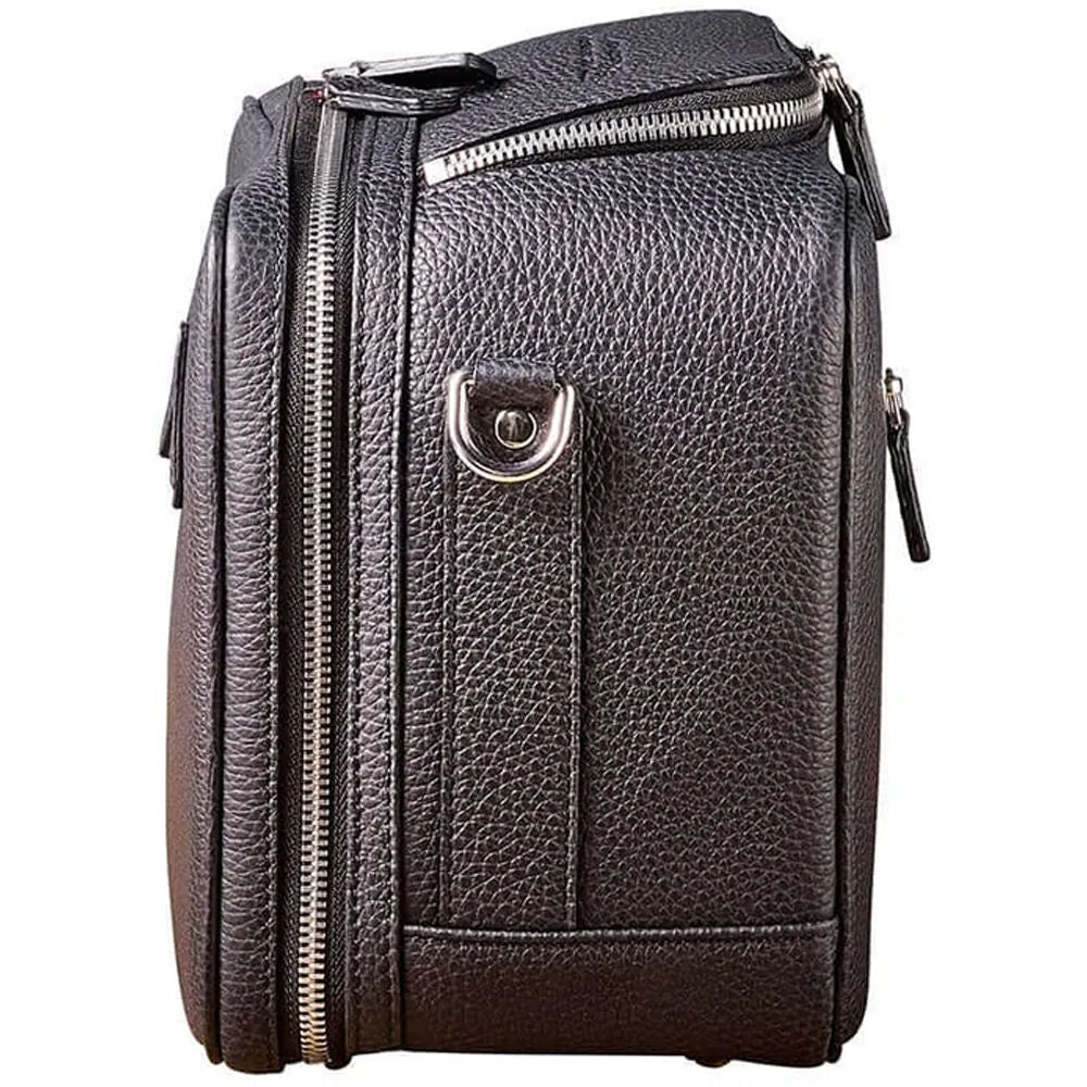 Bandolera Oberwerth LHSA Leo S-Correspondent (Negro con forro Rojo) - vista lateral