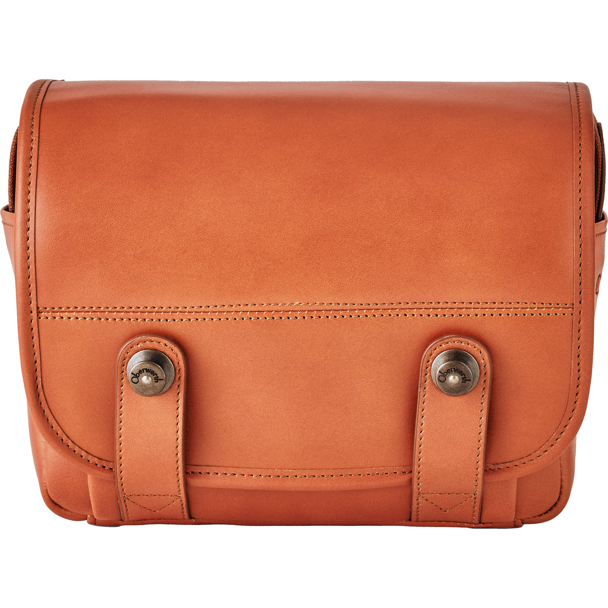 Bandolera Oberwerth Louis para Leica M11 (Cognac) - puertos y conexiones