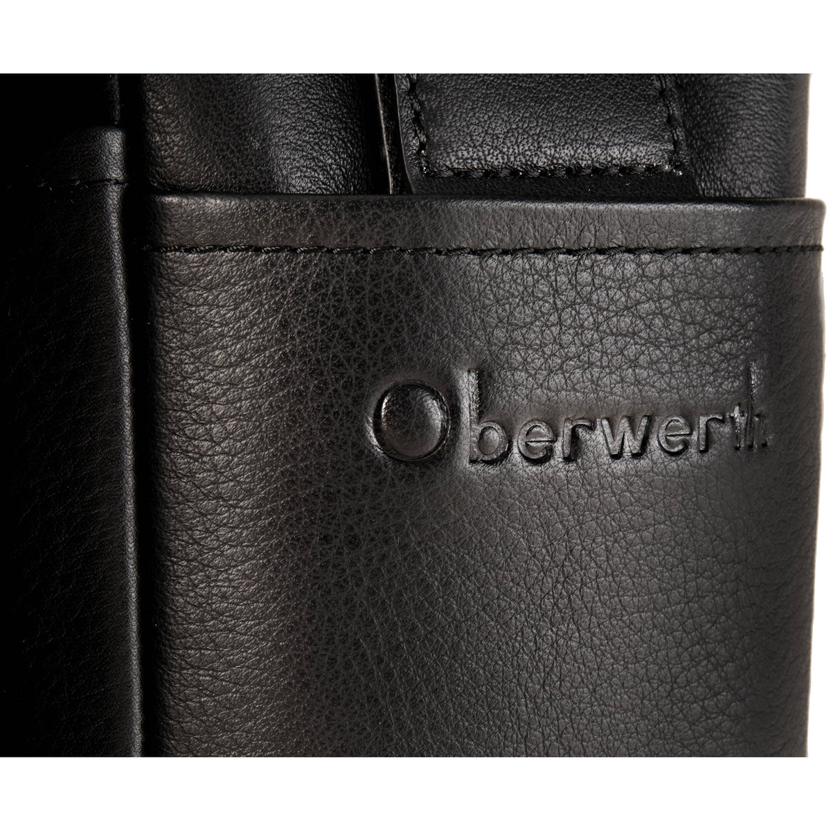 Bandolera Oberwerth Louis para Leica M11 (Negro con Negro Stitching & Hardware) - contenido de la caja
