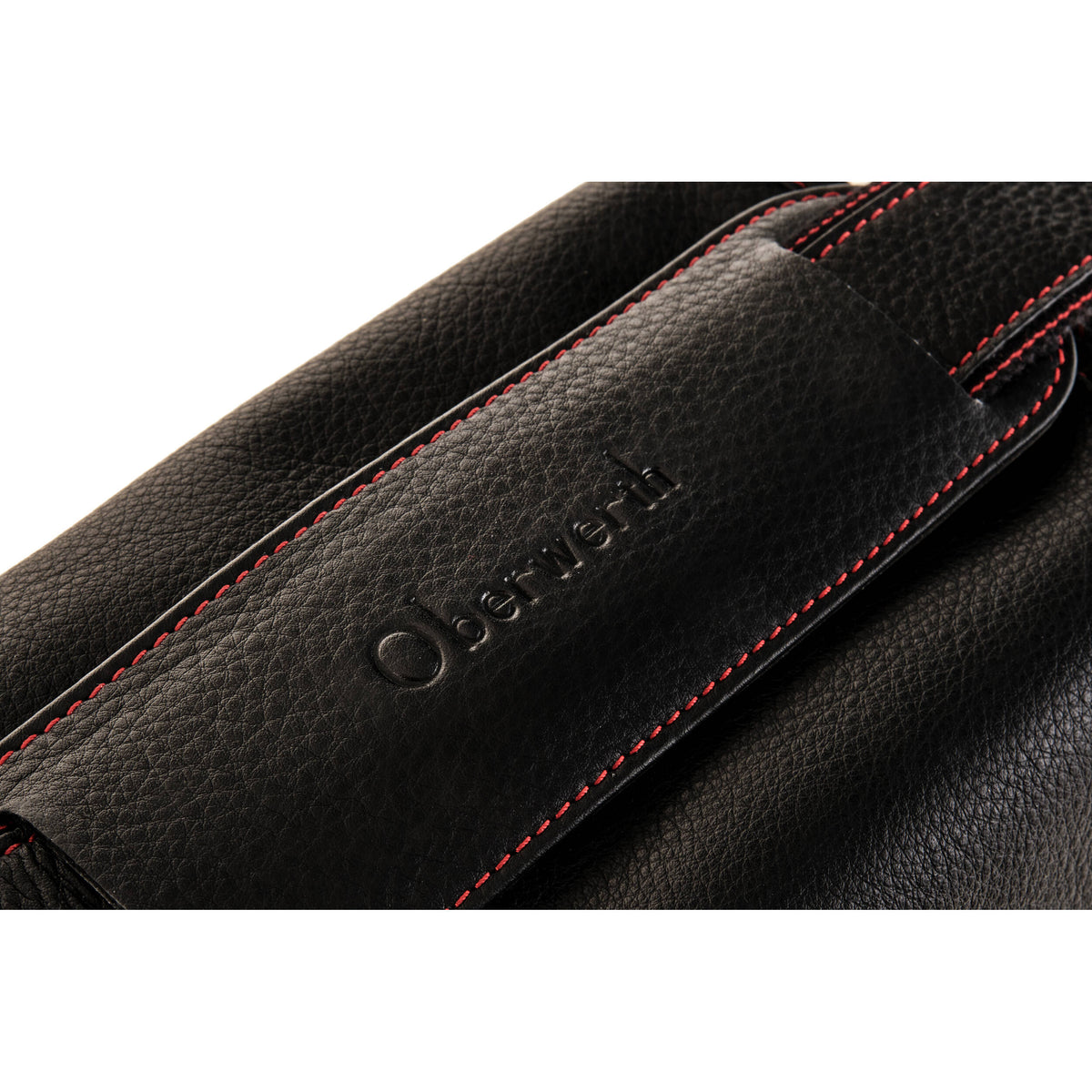 Bandolera Oberwerth Louis VFlex para Leica M11 (Negro con Rojo Stitching) - contenido de la caja