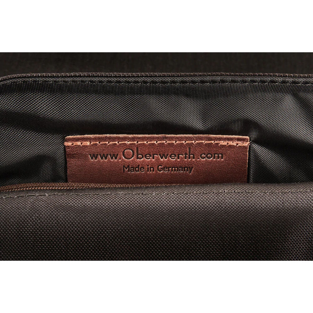 Bandolera Oberwerth Munchen Grande (Negro/Dark Brown) - contenido de la caja