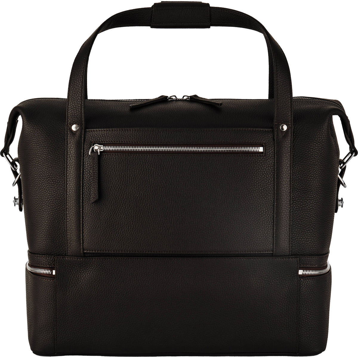 Bandolera Oberwerth Photo Weekender S (Dark Brown, 21L) - puertos y conexiones