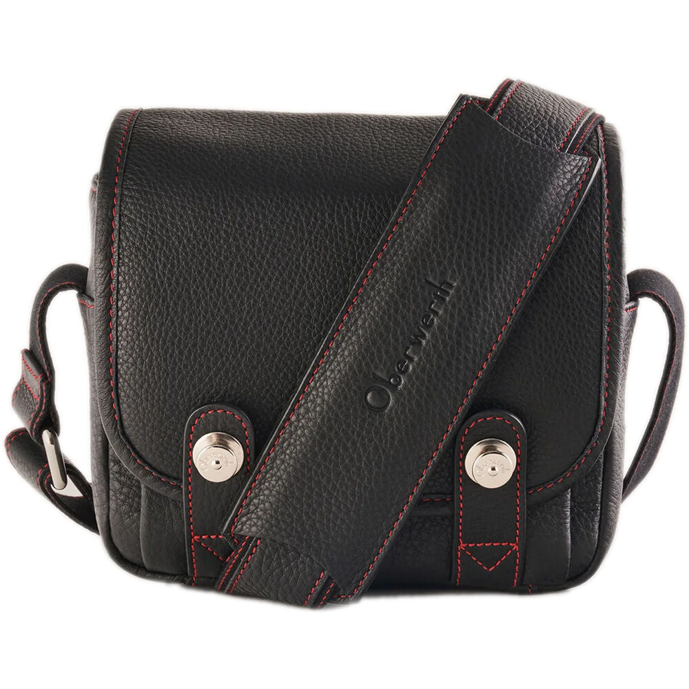 Bandolera Oberwerth The Q (Negro con Rojo Stitching) - vista principal