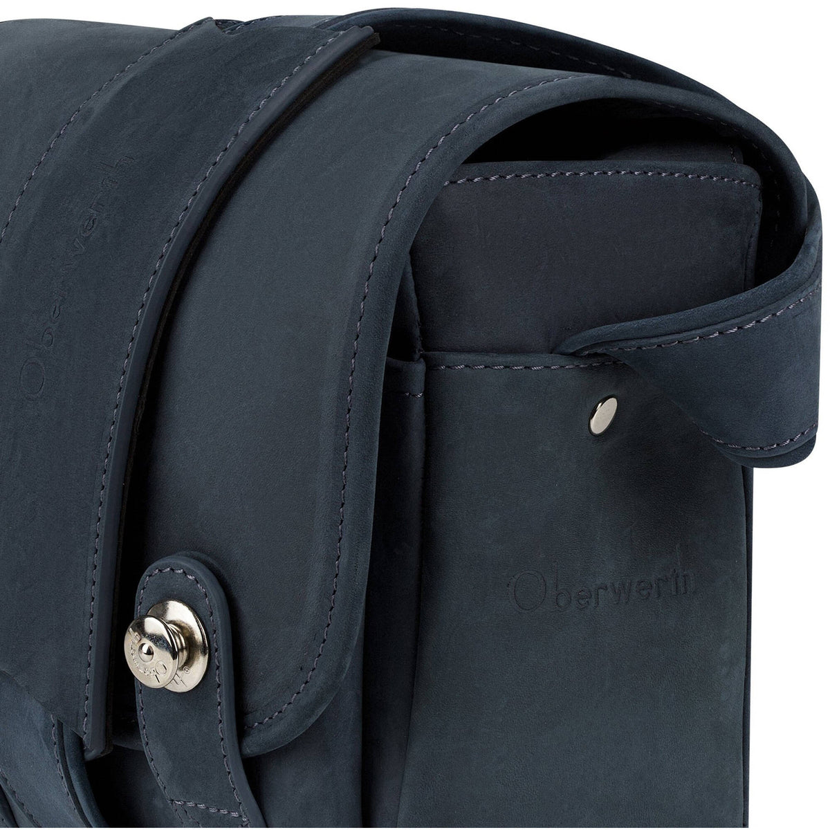 Bandolera Oberwerth The Q para Q1, Q2, or Q3 (Midnight Azul / Interior Gris) - contenido de la caja