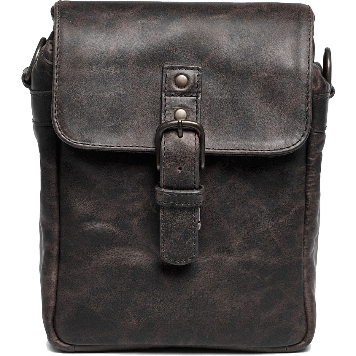 Bandolera ONA Bond Street (Dark Truffle) - vista frontal