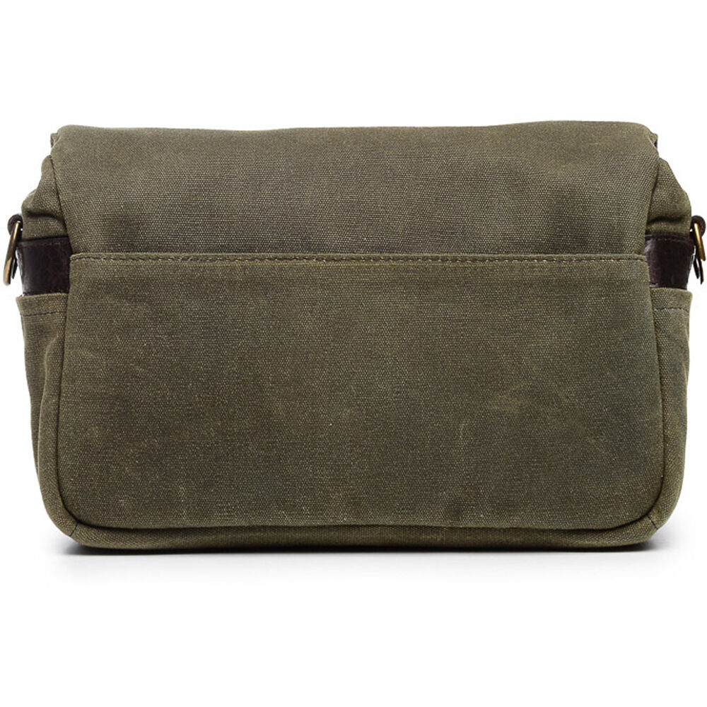Bandolera ONA Bowery II (Verde oliva Canvas) - vista frontal