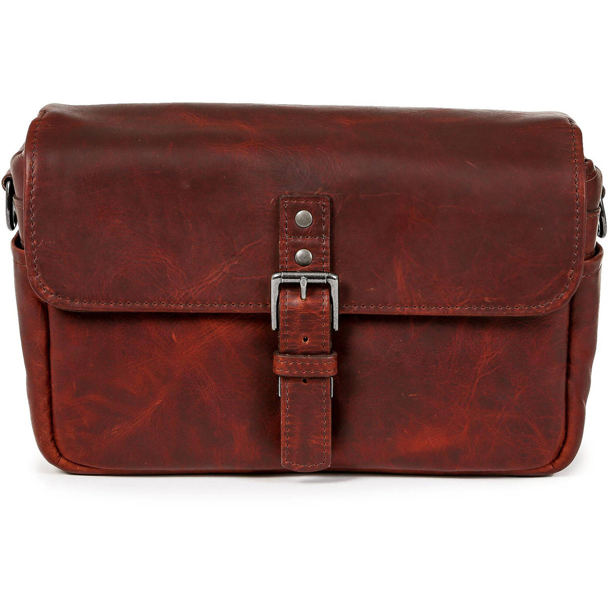 Bandolera ONA Bowery (Root Beer Leather) - vista frontal