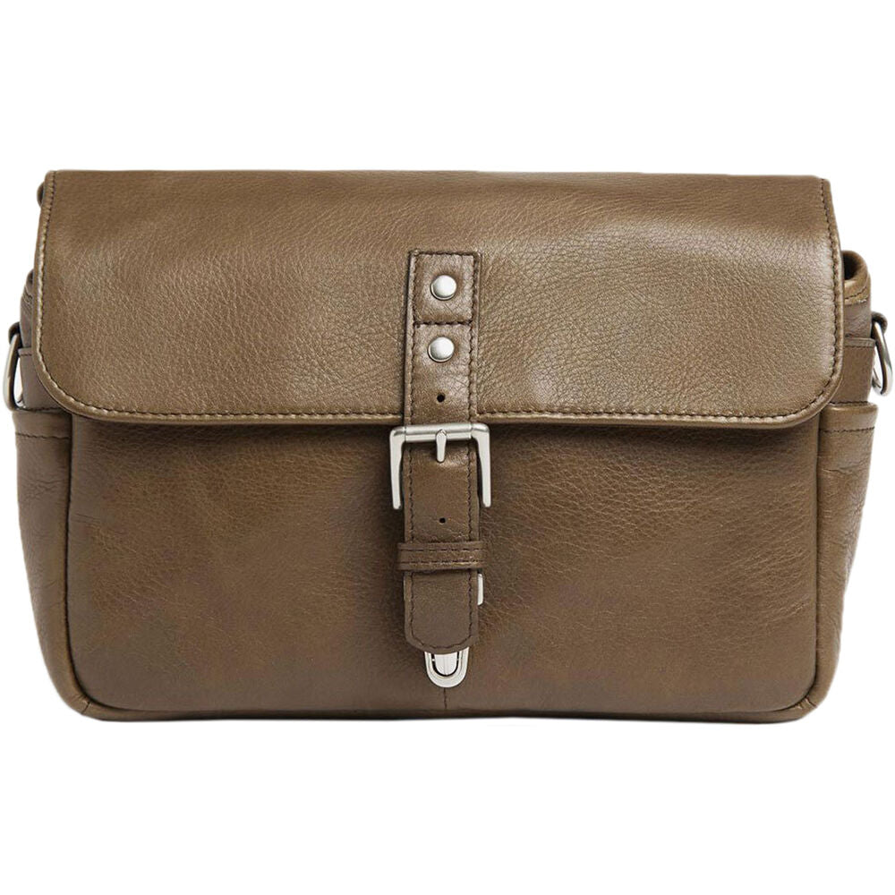 Bandolera ONA Bowery (Verde oliva Leather) - vista trasera