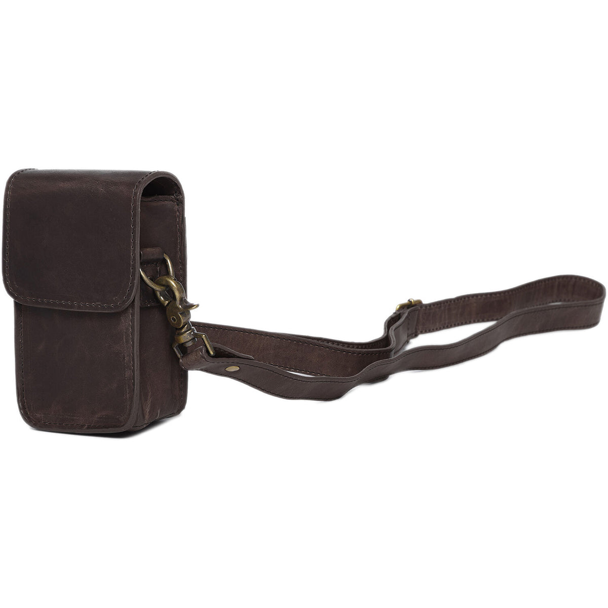 Bandolera ONA Lisbon & Everyday Crossbody (Dark Truffle) - vista frontal