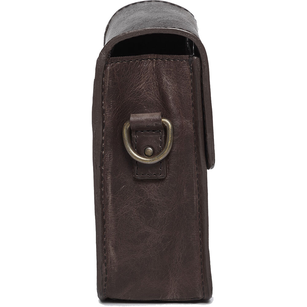 Bandolera ONA Lisbon & Everyday Crossbody (Dark Truffle) - vista lateral