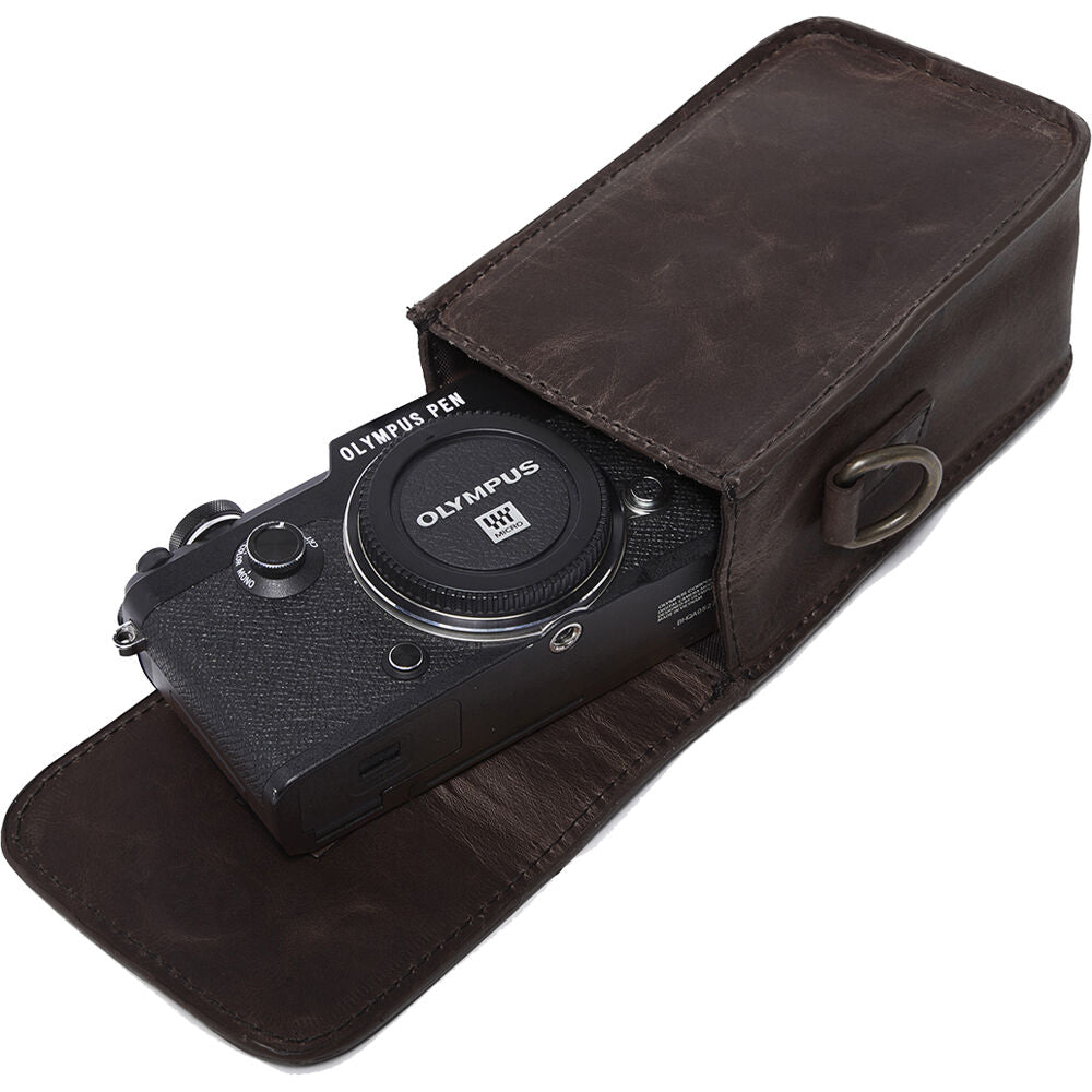 Bandolera ONA Lisbon & Everyday Crossbody (Dark Truffle) - puertos y conexiones