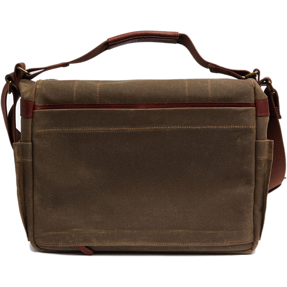 Bandolera ONA The Astoria Messenger (Field Beige) - puertos y conexiones