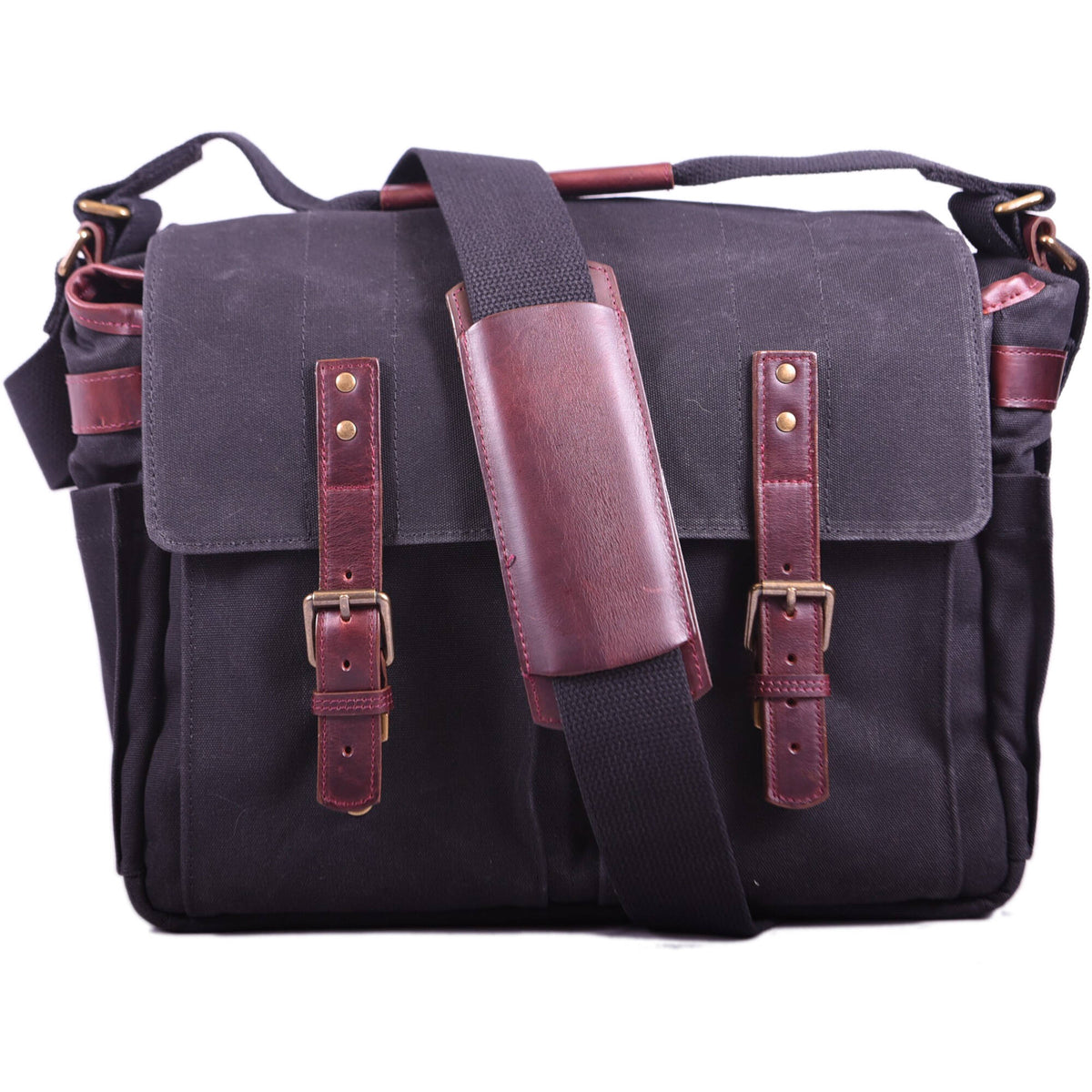 Bandolera ONA The Astoria Messenger (Negro) - vista frontal
