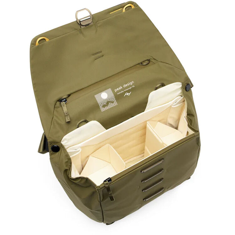 Bandolera Peak Design Everyday Messenger (Kelp, 13L) - vista frontal