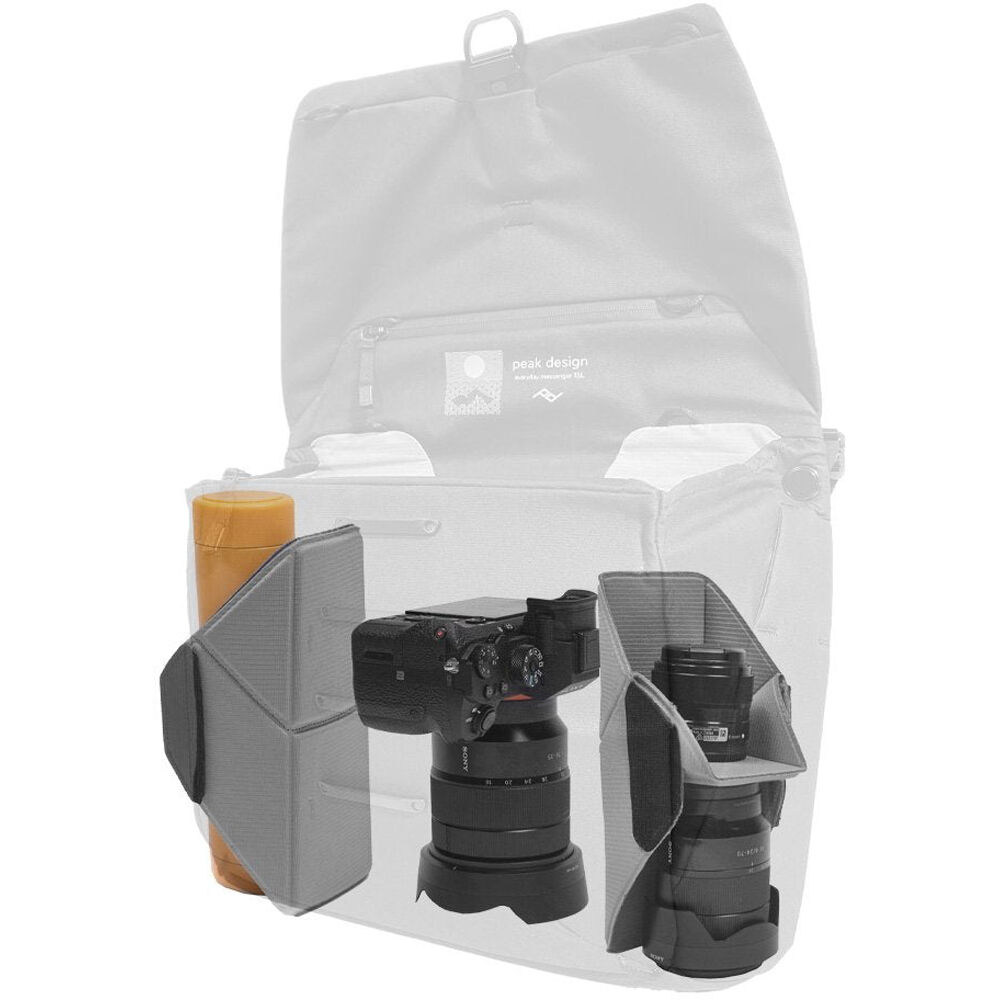 Bandolera Peak Design Everyday Messenger (Negro, 13L) - vista lateral