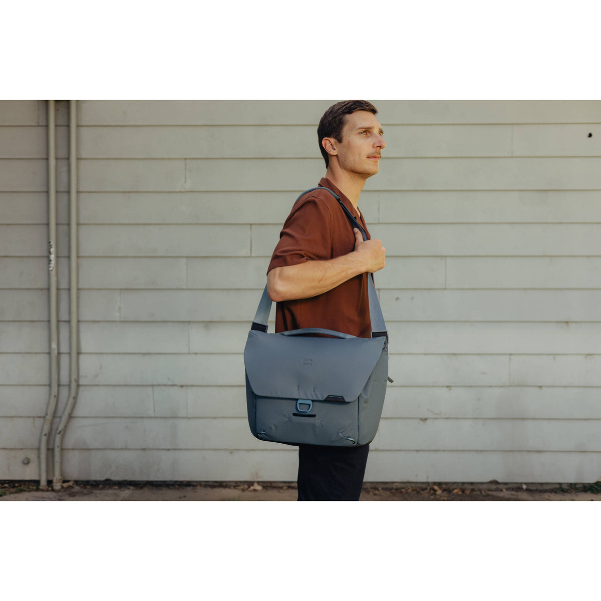 Bandolera Peak Design Everyday Messenger (Ocean, 13L) - detalle