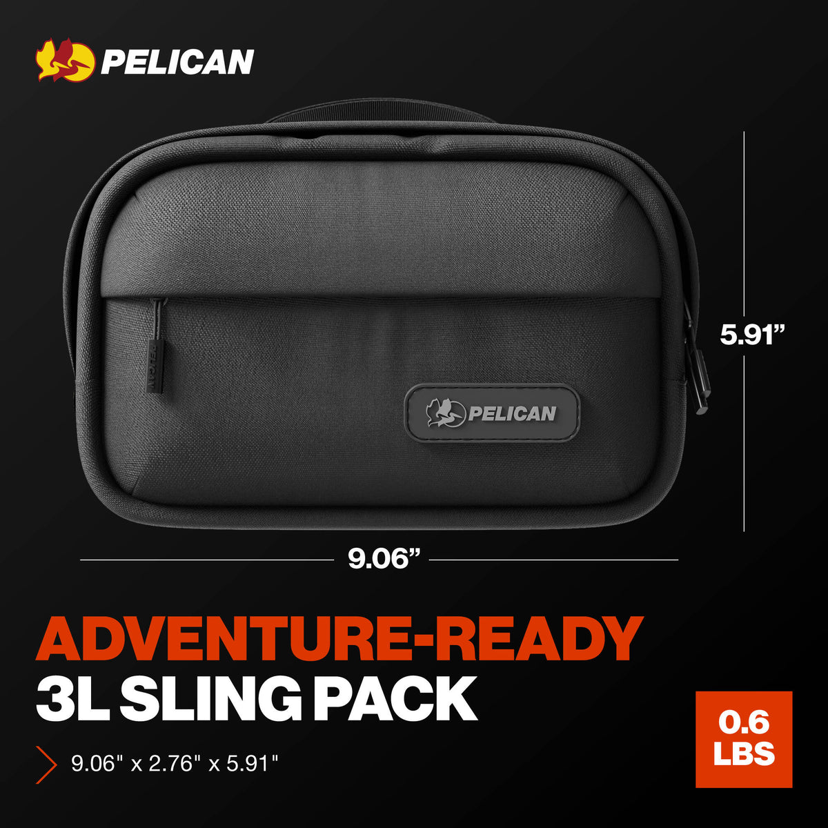 Bandolera Pelican AEGIS Sx3 Access Sling (Negro, Chico) - contenido de la caja