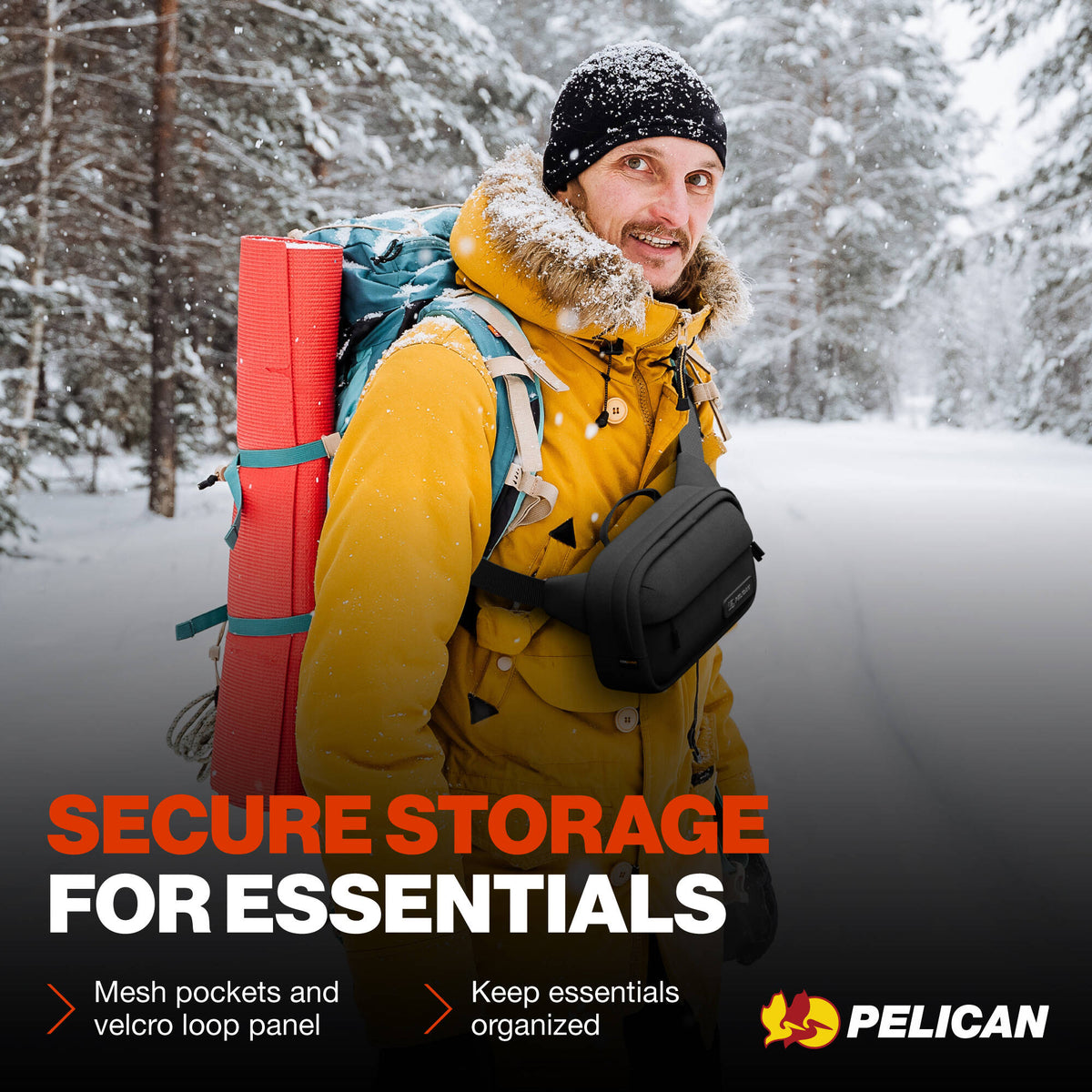 Bandolera Pelican AEGIS Sx3 Access Sling (Negro, Chico) - en uso