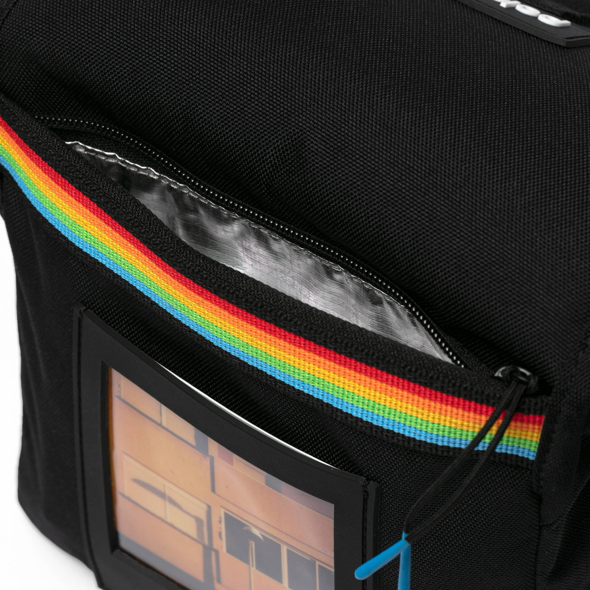 Bandolera Polaroid Box (Negro) - puertos y conexiones