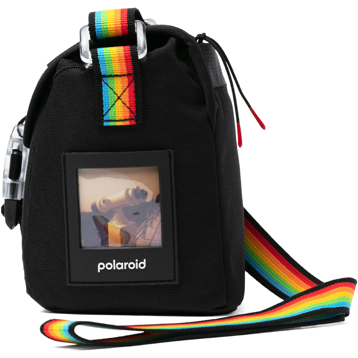 Bandolera Polaroid Go para Go Mini (Negro Spectrum) - vista lateral
