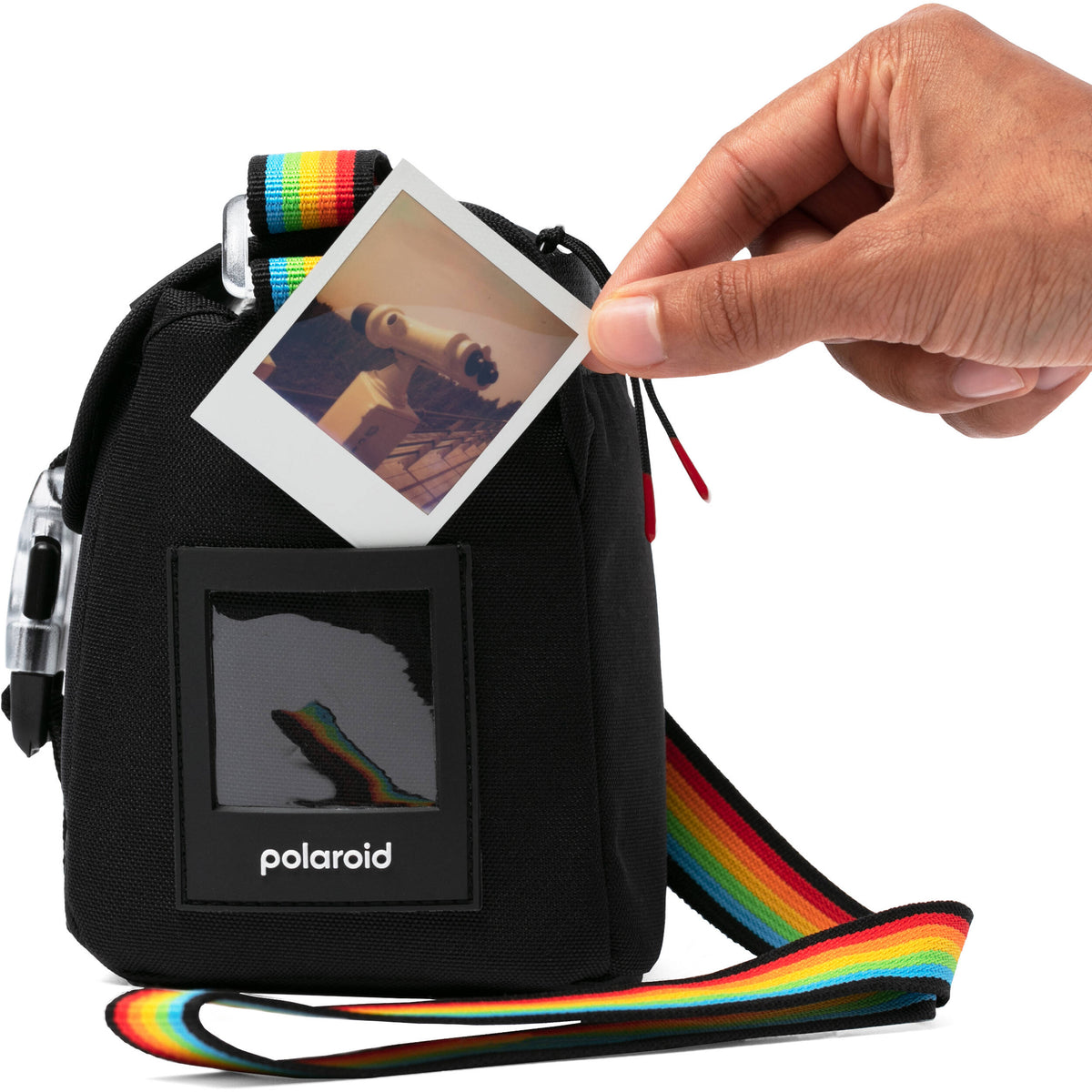 Bandolera Polaroid Go para Go Mini (Negro Spectrum) - contenido de la caja