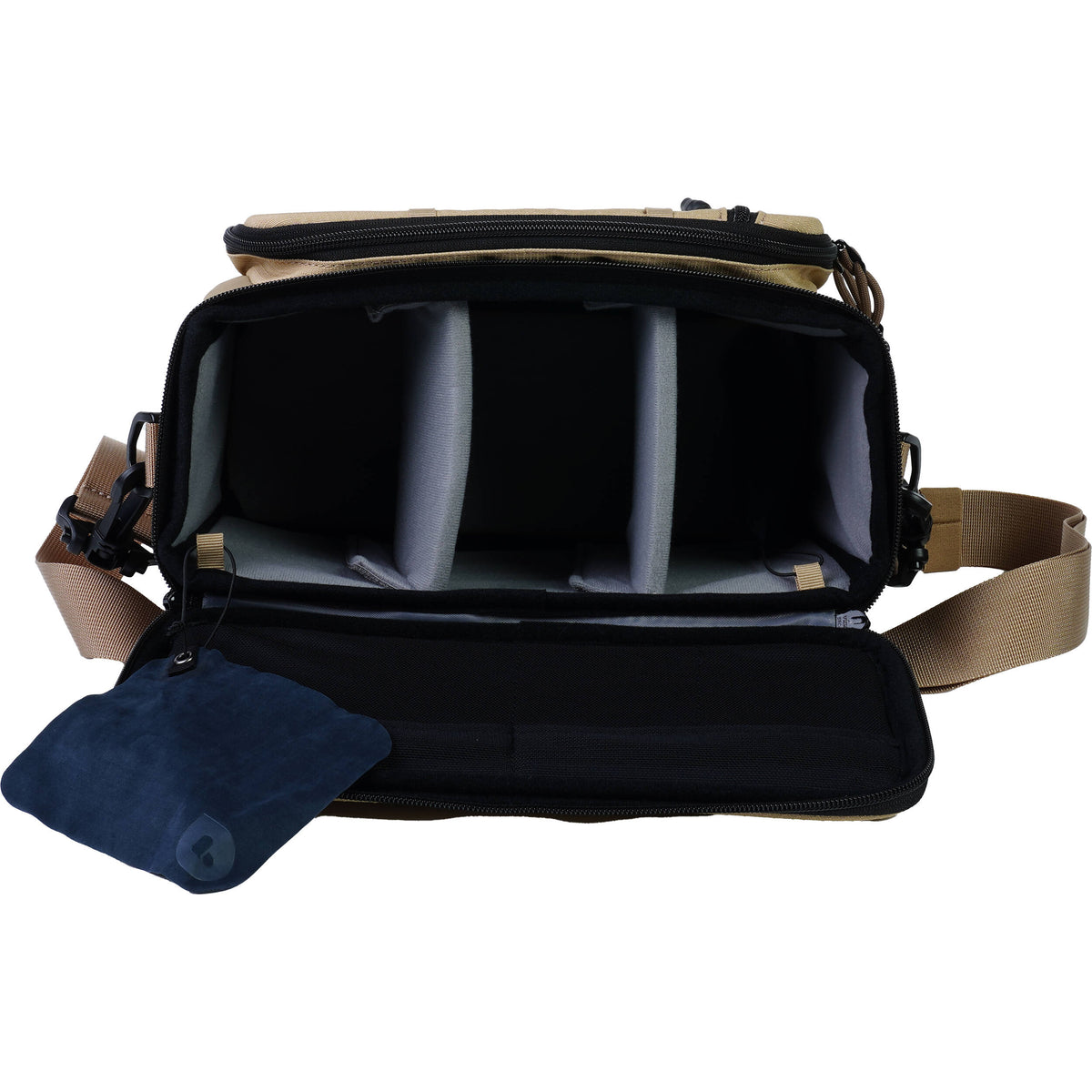 Bandolera PolarPro RoadRunner (Desert, 6L) - vista frontal