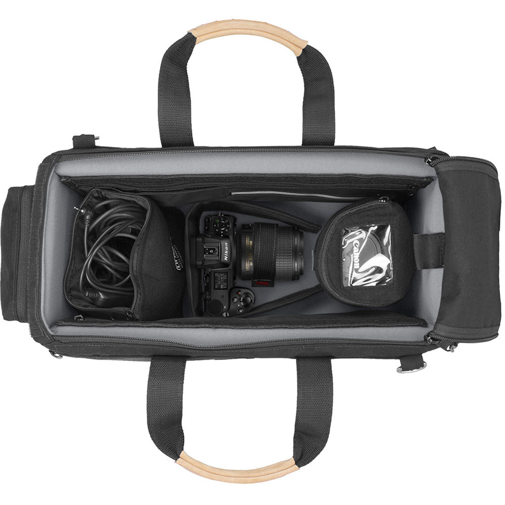Bandolera PortaBrace Cargo para Panasonic Lumix S1 (Negro) - vista trasera
