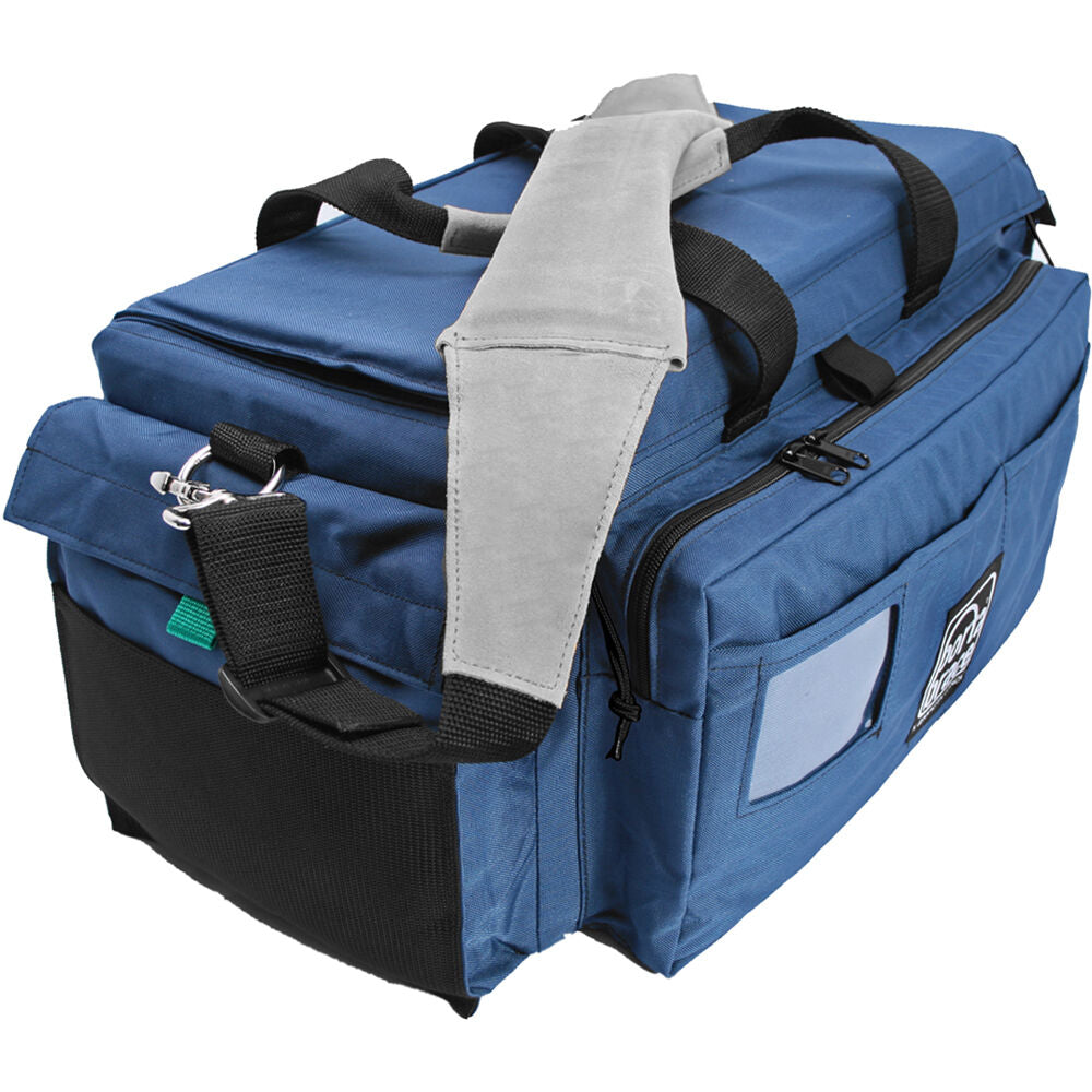 Bandolera PortaBrace SLR-3 D-SLR (Azul) - vista frontal