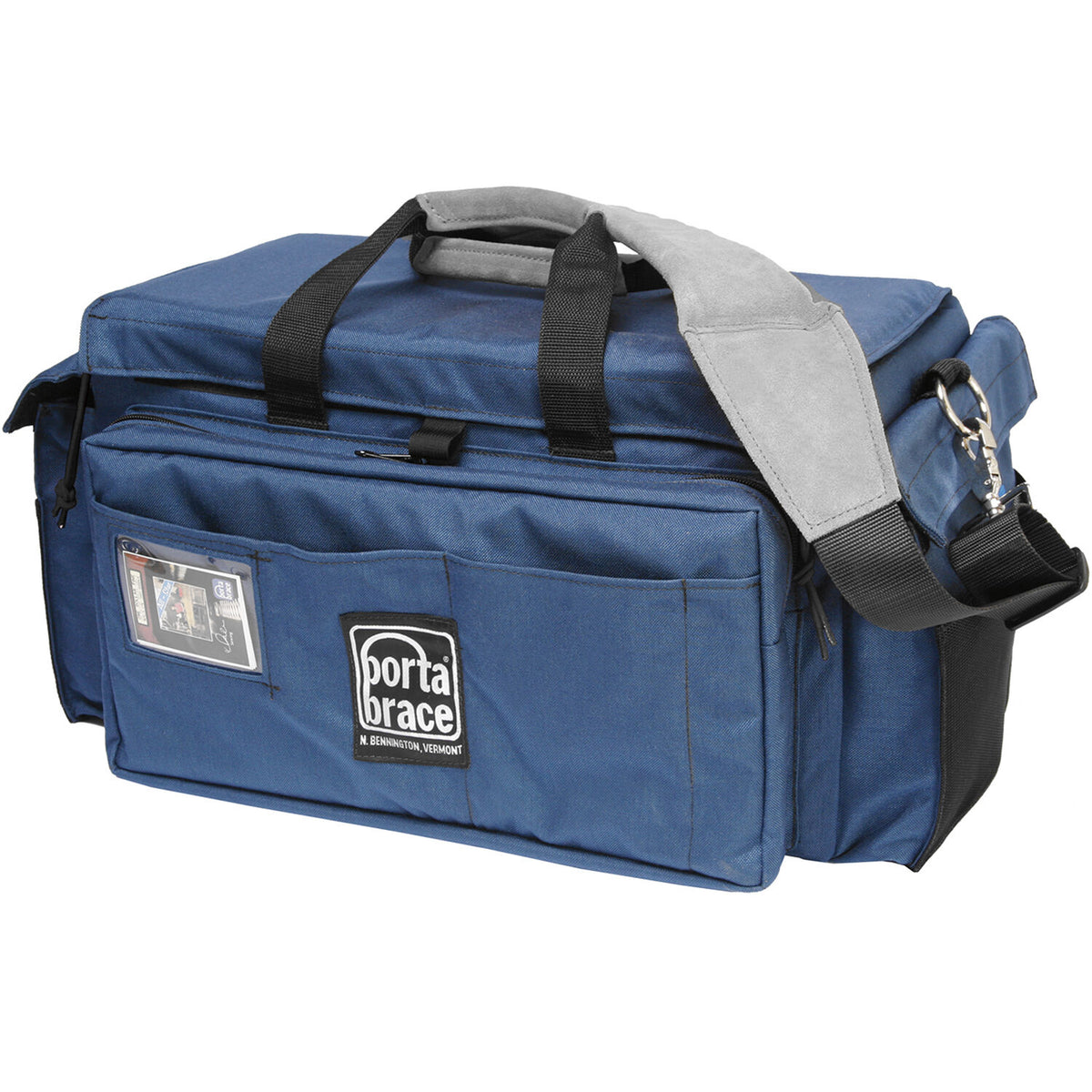 Bandolera PortaBrace SLR-3 D-SLR (Azul) - vista trasera