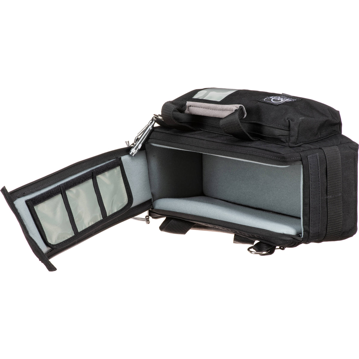 Bandolera PortaBrace Top Opening semirrígido para Nikon Z8 y Accessories - puertos y conexiones