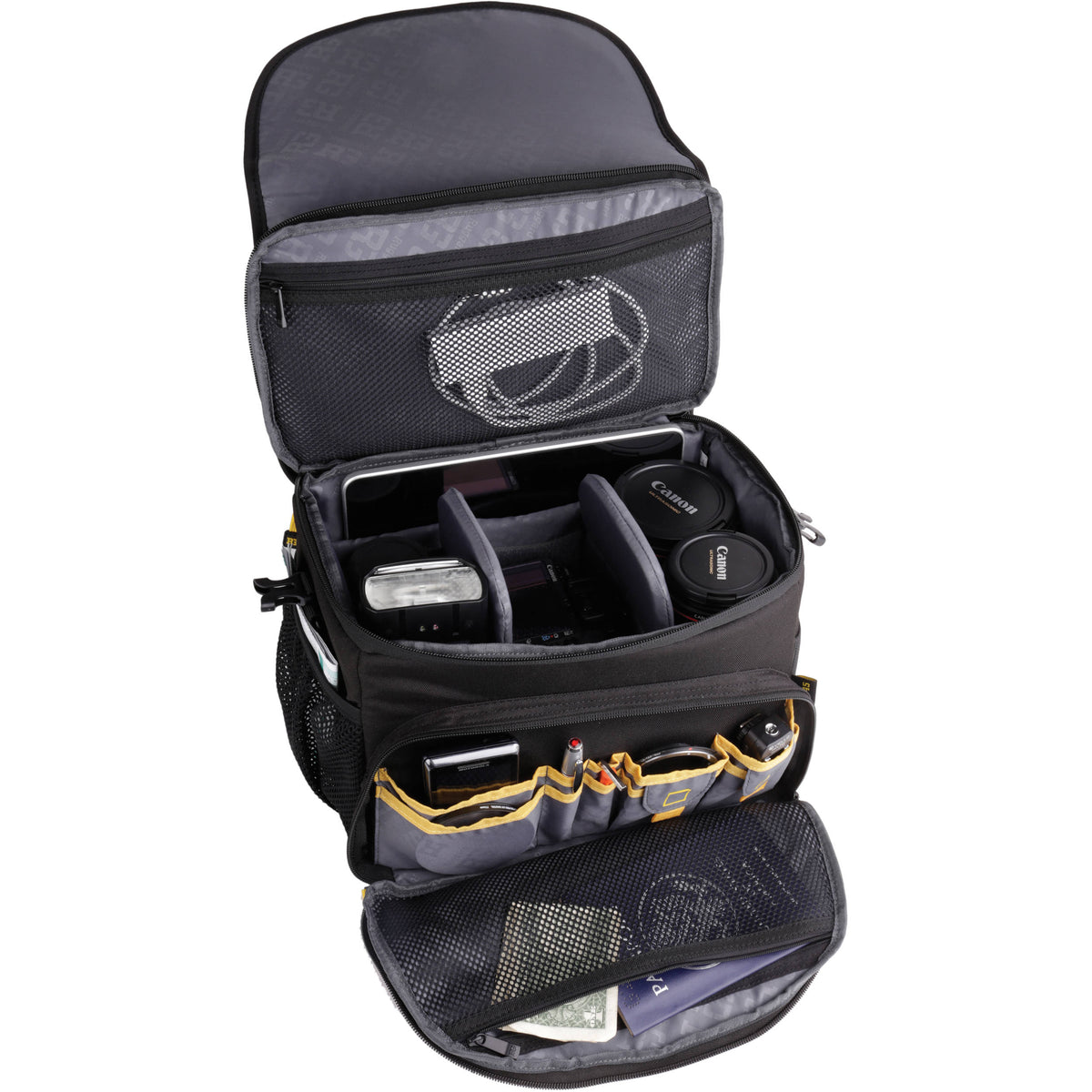 Bandolera Ruggard Commando Pro 45 - puertos y conexiones