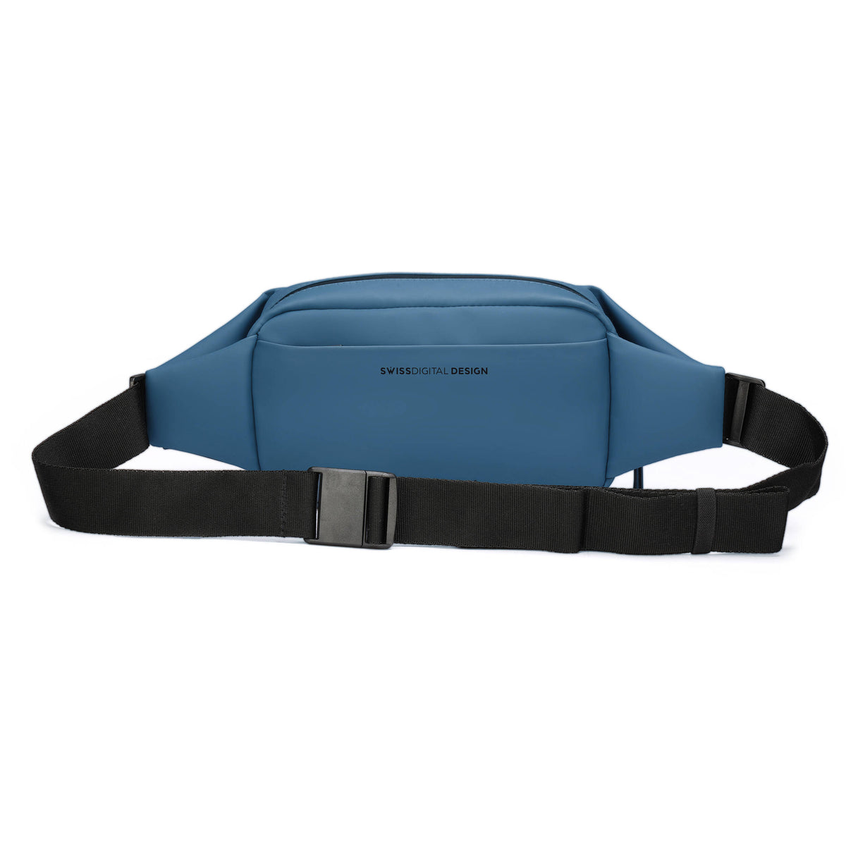 Bandolera Swissdigital LAMONE (Dark Azul, 2L) - puertos y conexiones