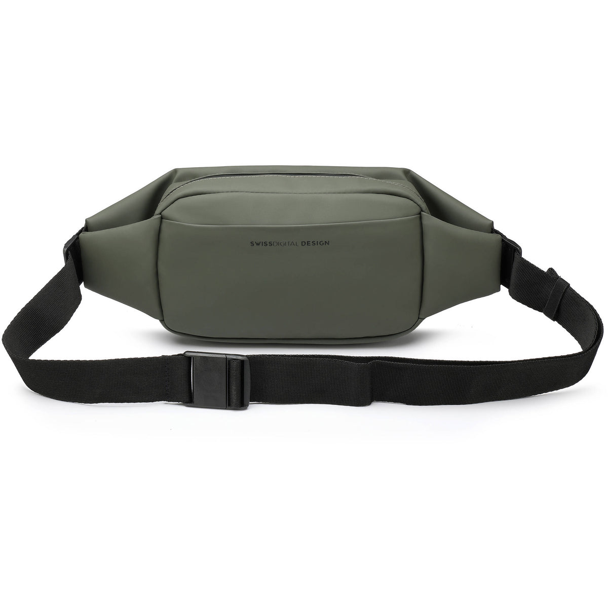 Bandolera Swissdigital LAMONE (Dark Verde, 2L) - puertos y conexiones