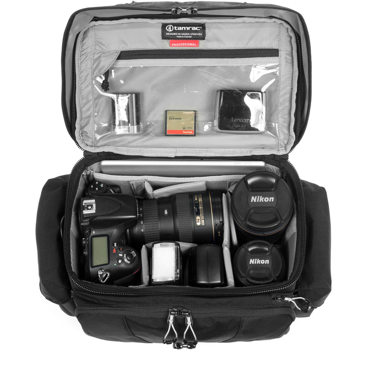 Bandolera Tamrac Stratus 8 Shoulder (Negro) - vista lateral