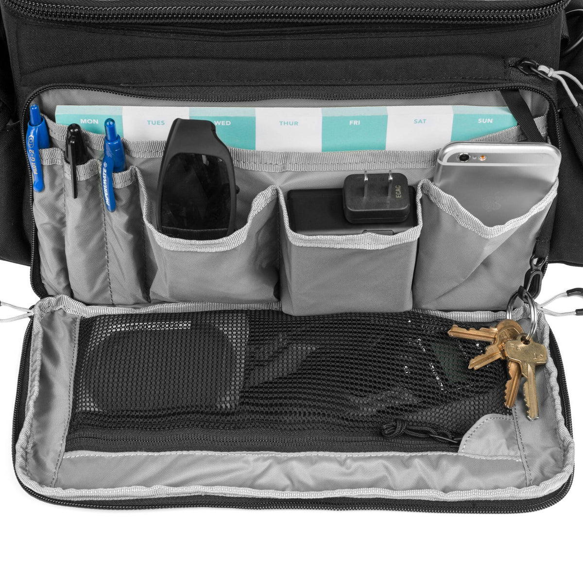 Bandolera Tamrac Stratus 8 Shoulder (Negro) - puertos y conexiones