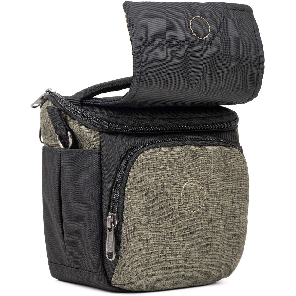 Bandolera Think Tank Photo Mover 10 (Coast Verde) - en uso