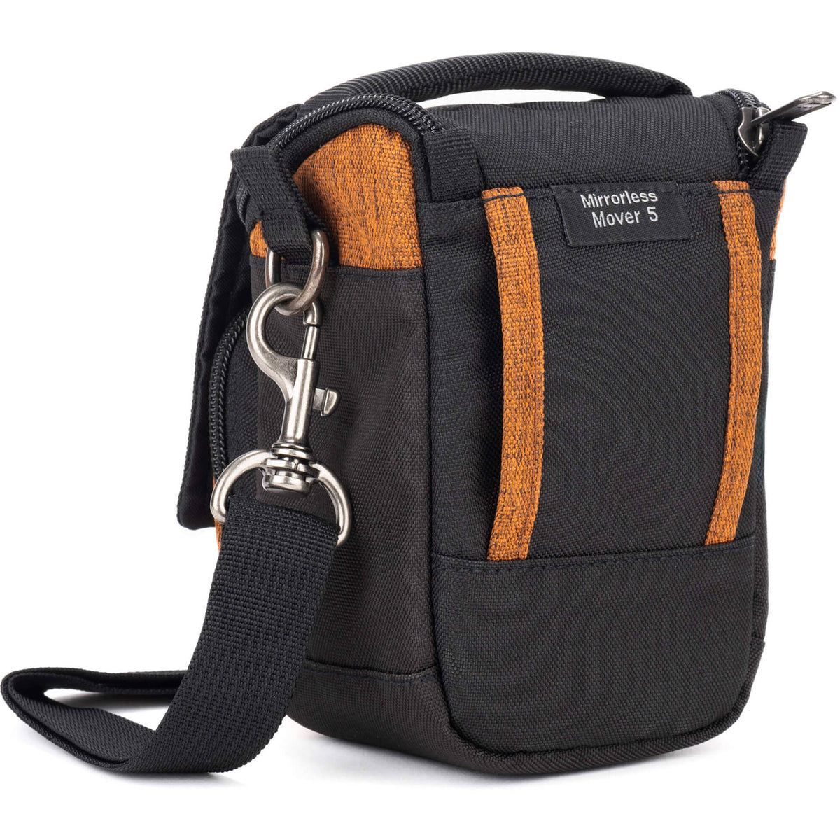 Bandolera Think Tank Photo Mover 5 (Campfire Naranja) - en uso