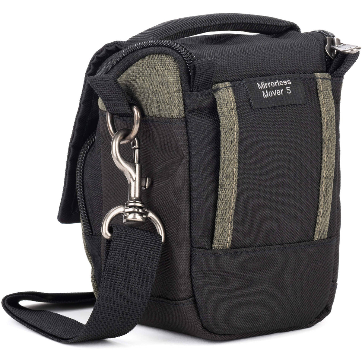 Bandolera Think Tank Photo Mover 5 (Coast Verde) - en uso