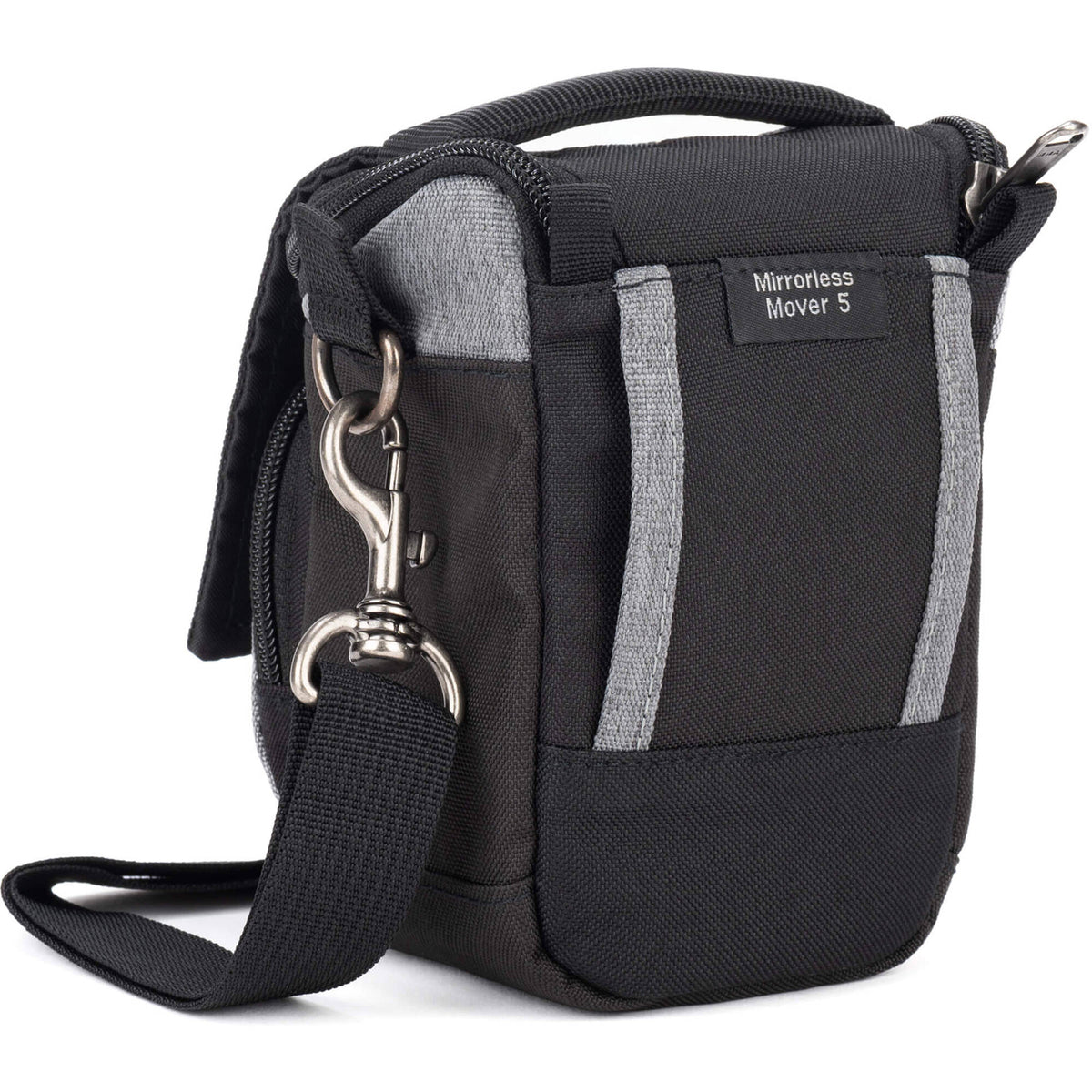 Bandolera Think Tank Photo Mover 5 (Cool Gris) - en uso