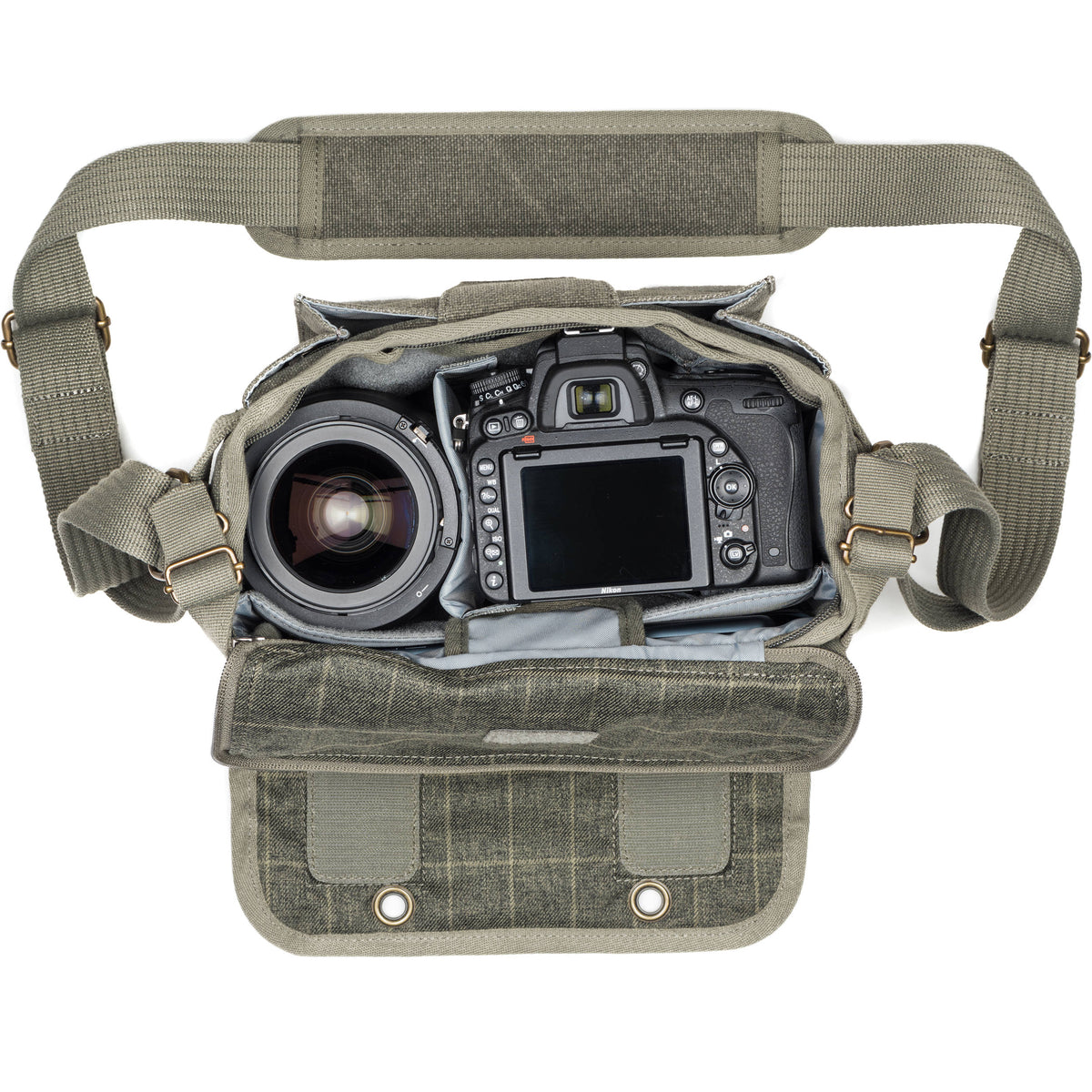 Bandolera Think Tank Photo Retrospective 5 V2.0 (Negro) - contenido de la caja