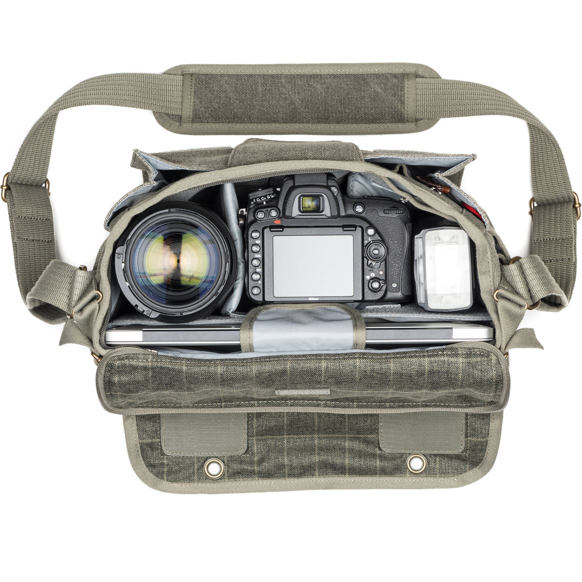 Bandolera Think Tank Photo Retrospective 7 V2.0 (Negro) - contenido de la caja