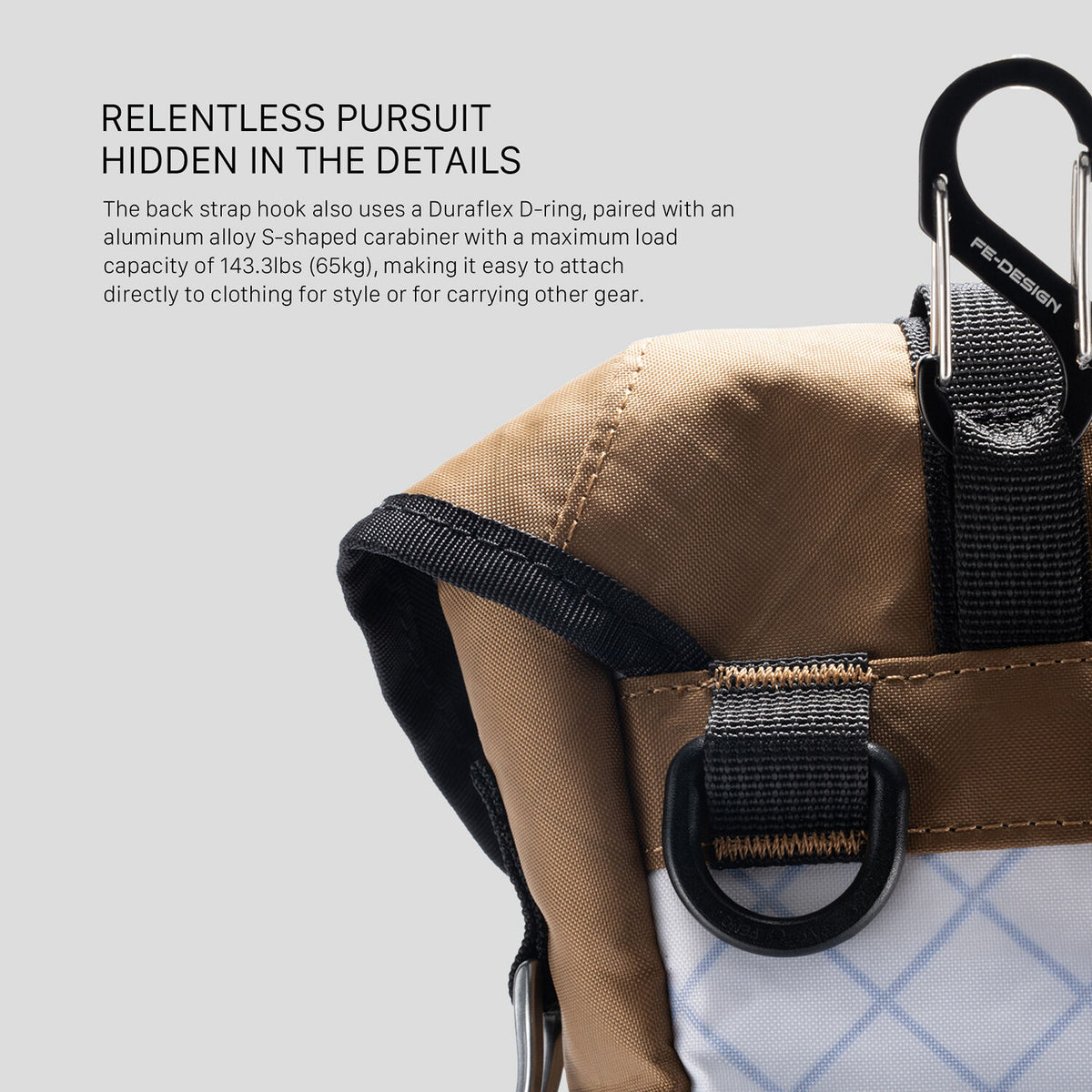 Bandolera Tilta Fe Crossbody (Brown) - en uso