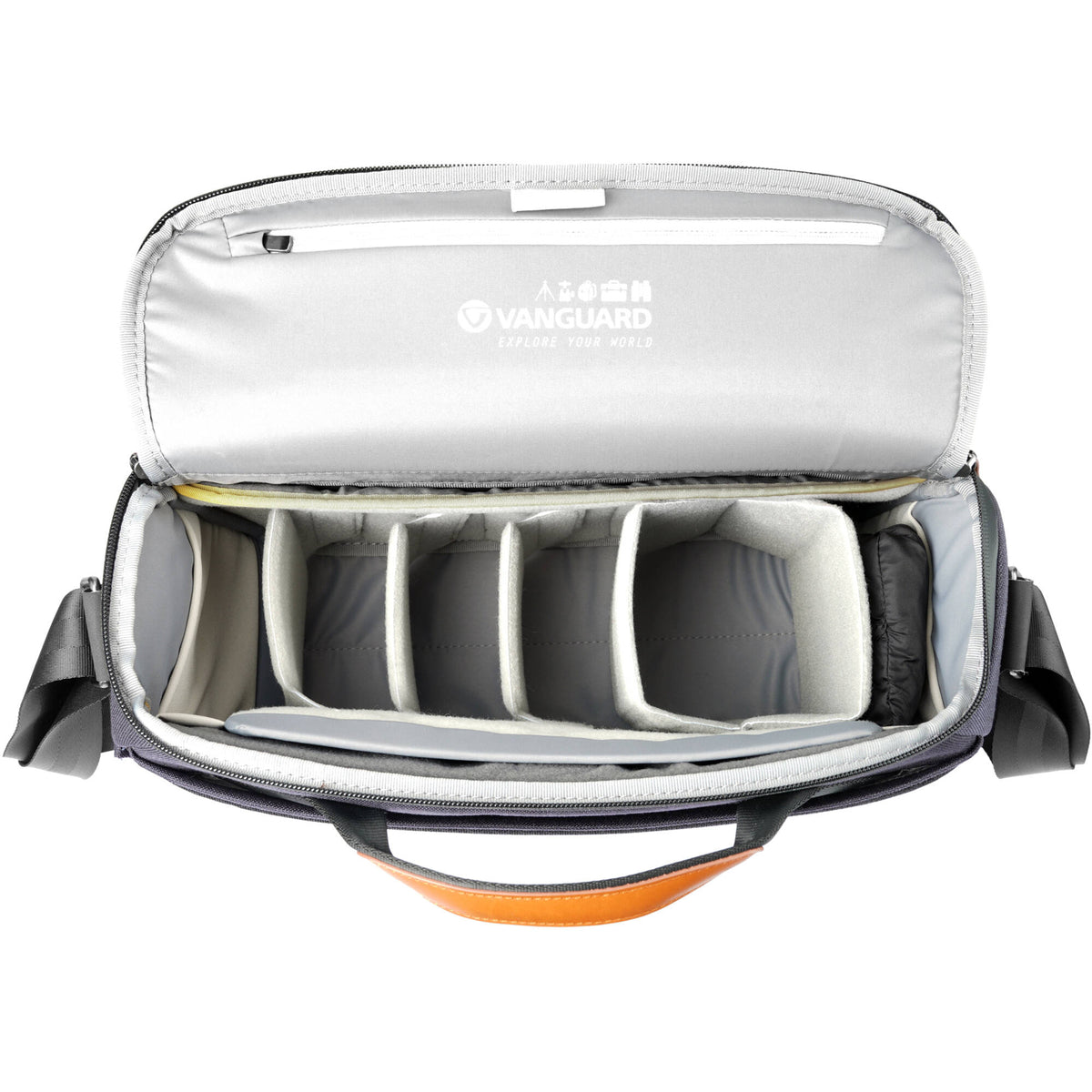Bandolera Vanguard VEO City S36 (Gris, 10L) - vista trasera