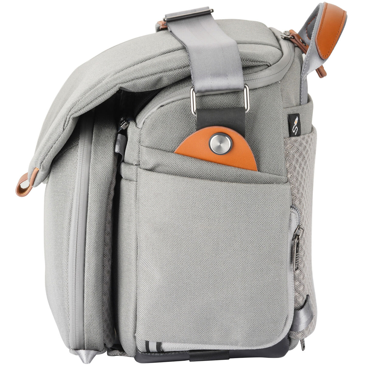 Bandolera Vanguard VEO City S36 (Gris, 10L) - en uso
