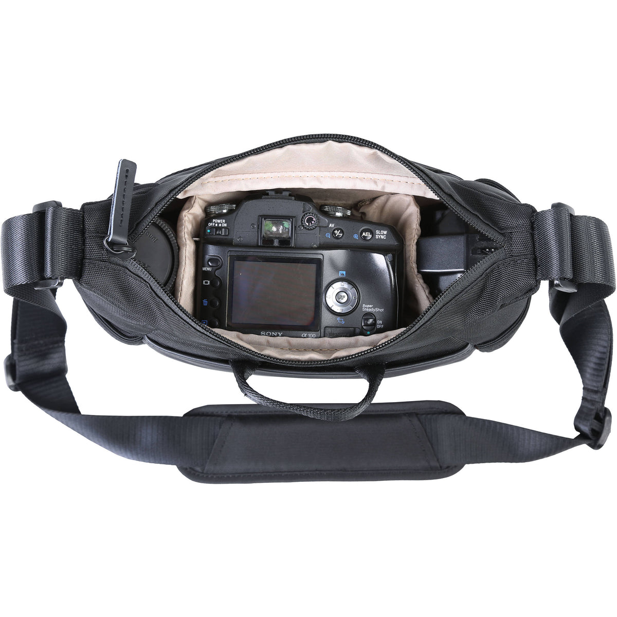 Bandolera Vanguard VEO GO 21M (Negro) - vista trasera
