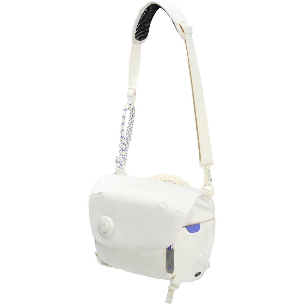 Bandolera VSGO Snipe Casual Travel (Blanco, 6L) - vista lateral