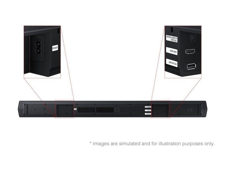 Barra de sonido Samsung HW-B550F - vista 7